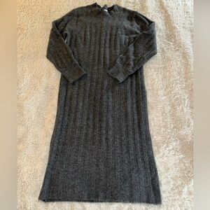 a new day Charcoal Mock Neck Sweater Dress
